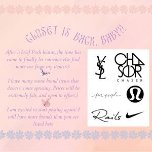 Follow me as I start listing pre-loved items at very low prices!!!